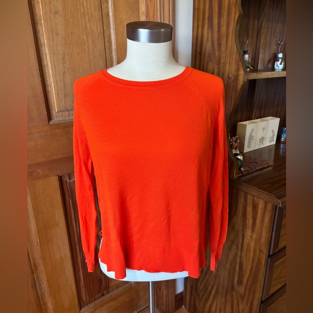 Zara lightweight Bright Orange Sweater